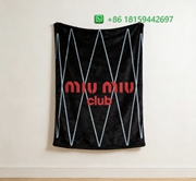 Miumiu Throw Blankets